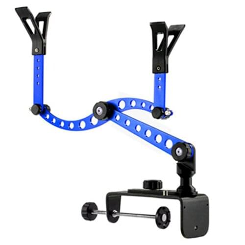 BSET MATEL Aluminium Alloy Raft Fishing Sea Boat Fishing Rod Rack Holder Bracket Support Pole Clamp Clip Stander Fishing Tackle