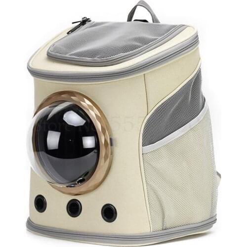 Cat Bag Out Carrying Bag Double Shoulder Space Capsule Pet Bag Large Dog Cat Out Carrying Cat Bag In Winter