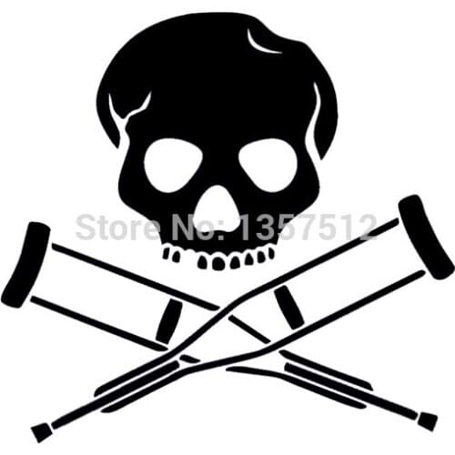 13cm x 13cm " Jackass " Funny Graphic Vinyl Decal For Car Window Truck Bumper Auto Door Sticker 13 Colors
