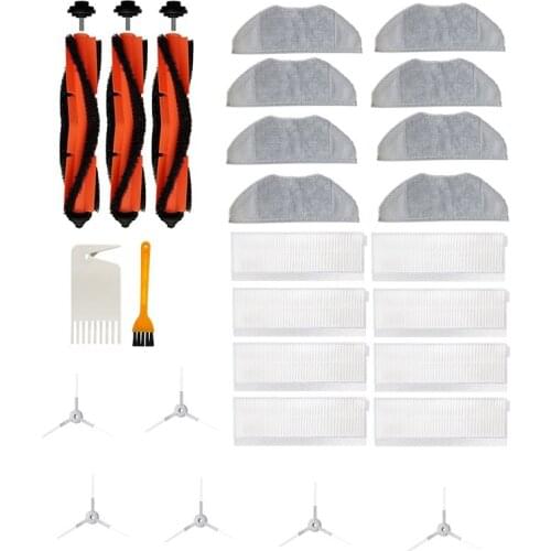 AD-Main Rolling Brush Hepa Filter Side Brush Mop Cloth for Xiaomi Mi Robot Vacuum-Mop Essential G1 Cleaner Spare Parts