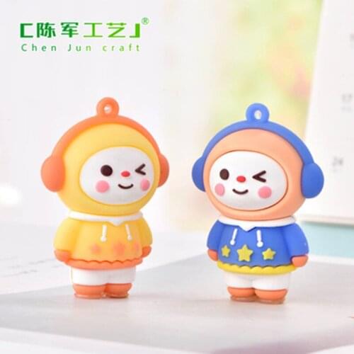 ZOCDOU 1 Piece Cartoon Cute Boy Small Statue Little Figurine Crafts Figure Ornament Miniatures
