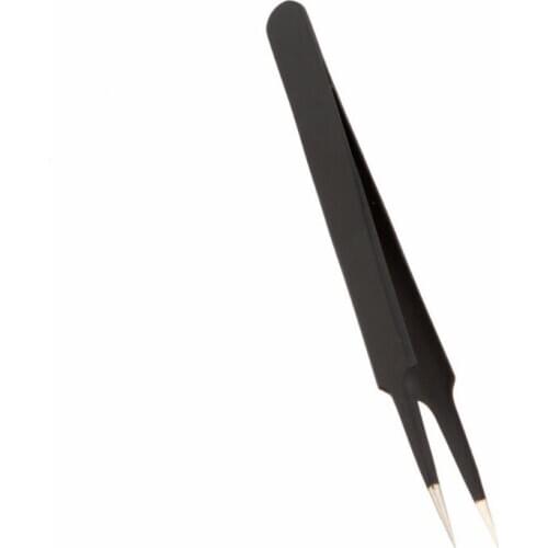 1PCS Non-magnetic Straight Tip Tweezer TU-14B Anti-static Tweezer NEW L