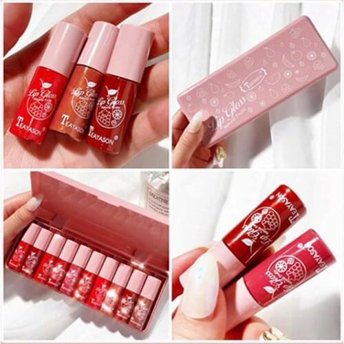 1pc Mini Velvet Matte Lip Glaze Waterproof Non-stick Lasting Easy To Lipstick Makeup Gloss Fade Cosmetic Not Long Lip R7K1