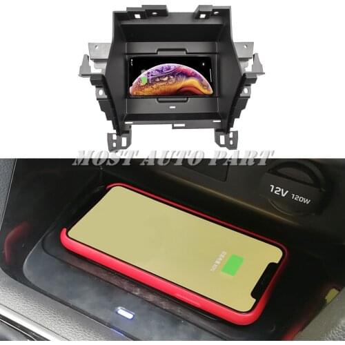 10W Inner Car Wireless Charger Phone Fast Chargeing Pad For Hyundai Sonata 2016-2019 The Phone With QI Wireless Charging