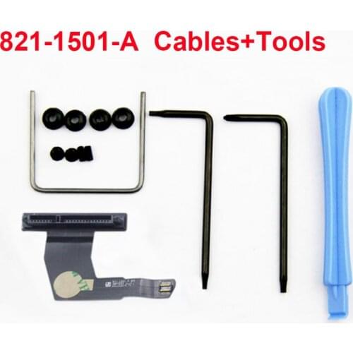 2 sets/Lot Second Dual HDD Hard Drive SSD Flex Cable 821-1501-A 821-1347-A For Mac Mini A1347 Server 076-1413 922-9560 + Tools