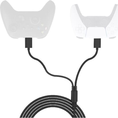 2 In 1 Gamepad Charging Cable 3m Type-c Charging Cable Gaming Console Controller Power Cord Set For Ps5 Switch /nintend Switch#g