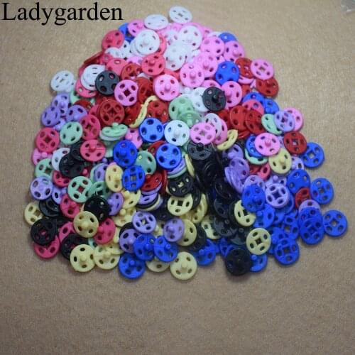 20PCS 15MM Plastic Snap Button Multi Option Plastic Snaps Buttons Garment Bag Folder Dark Buckle DIY Art Accessories
