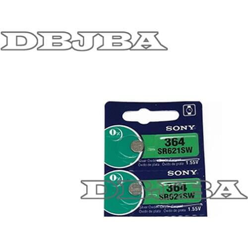 2X RETAIL LONG LASTING 364 SR621SW V364 SR60 SR621 AG1 Watch Battery Button Coin Cell MADE IN JAPAN 100% Original Brand