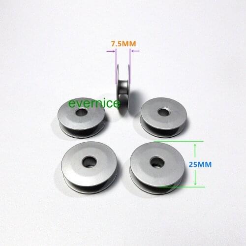 5 Pcs Aluminium Bobbins Jc.5-27 For Pfaff 1114 Zagzig Sewing Machine