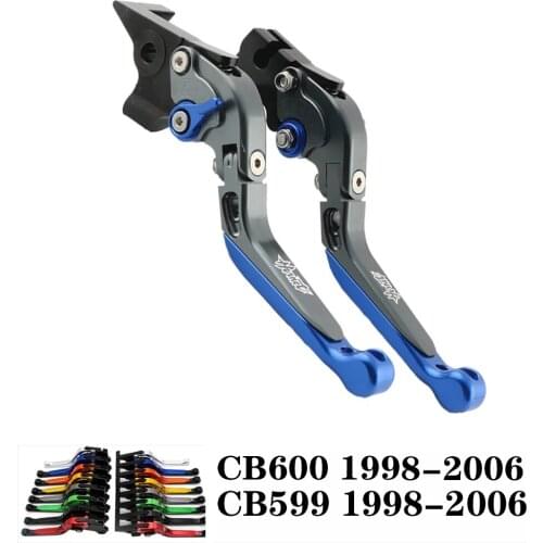 For HONDA CB599 CB600 1998 1999 2000 2001 2002 2003 2004 2005 2006 CNC Motorcycle Adjustable Brake Clutch Lever Levers Folding