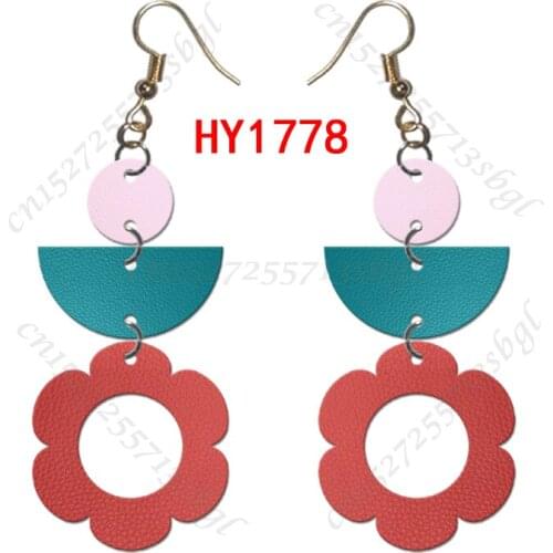 Combination Earring Round Flower Semicircle Cutting Dies Wooden Dies Suitable for Common Die Cutting Machines on the Market