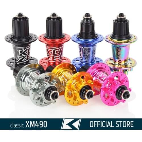 Koozer Classic XM490 4 Sealed Bearing MTB Bicycle Hub QR TA 141 Boost 32 Holes 6 Bolts HG XD MS 8 11 12 Speed 72HD