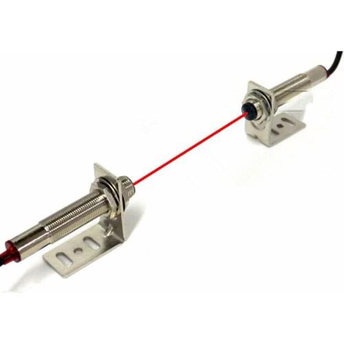 M12 laser on the photoelectric switch can see the red super long distance laser sensor NPN normally open