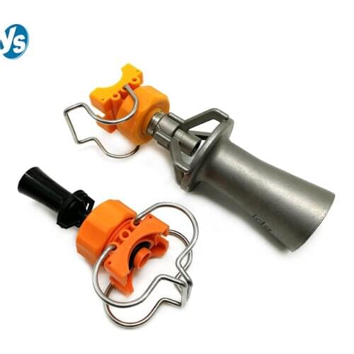 Water treatment mixing eductor jet nozzle with pipe clamps, tank mixing liquid eductor,universal plastic mixing fluid nozzle