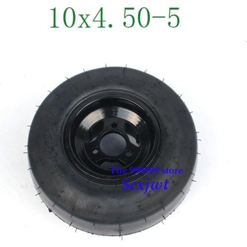 Go kart 5 inch front wheel 10x4.50-5 kart tire Drift Bike Wheels beach car accessories ATV Quad spare parts