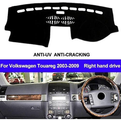TAIJS Car Dashboard Cover Dash Mat For Volkswagen VW Touareg 2003 2004 2005 2006 2007 2008 2009 2010 Auto Non-slip Sun Shade Pad