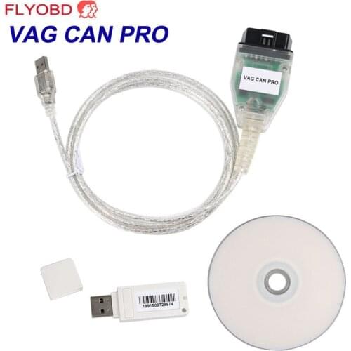 VCP For VAG CAN PRO CAN BUS+UDS+K-line S.W Version 5.5.1 Car Diagnostic & programming Tool with USB Dongle fast Free ship
