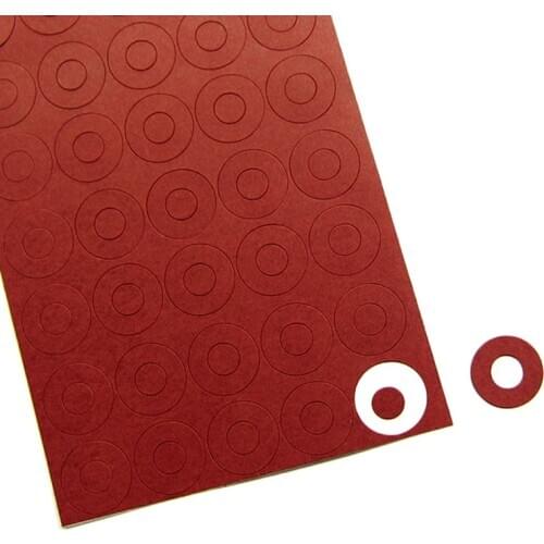 100pcs 1S 18650 Li-ion Battery Insulation Gasket Barley Paper Battery Pack Cell Insulating Glue Patch Electrode Insulated Pads