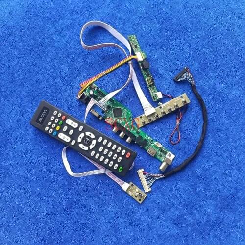 1920*1080 Monitor Drive Board DIY Kit 30-Pin LVDS Signal Analog LCD LED For M240HVN01.0/M240HVN01.1 AV VGA USB HDMI-compatible