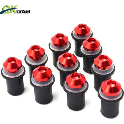 5mm CNC Aluminum Bolt Screw Motorcycle Windscreen Screw Kit For Suzuki GSXR 600 750 1000 K1 K2 K3 K4 K5 K6 K7 K8 K9 K11 Fastener