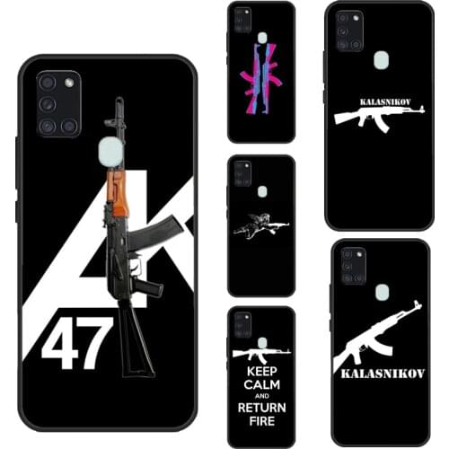 AK-47 For Samsung A72 A52 A42 A32 A12 A11 A31 A51 A71 A21S A20e A10 A02 S A40 A70 A50 Phone Case