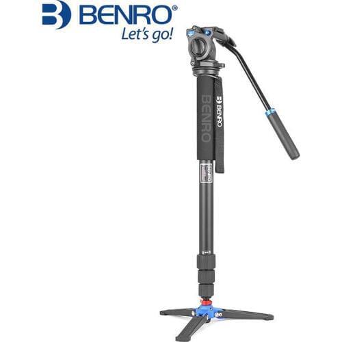 Benro A38TDS2 Series 3 Aluminum Monopod w/ 3-Leg Locking Base and S2 Video Head