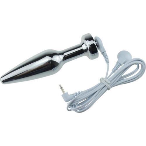 106*29mm Electro Shock Anal Plug Electric Shock Butt Plug Vibtrating Massager Medical Themed Sex Toy for Men Women Sex Products
