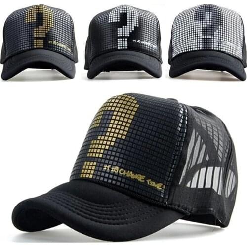 Snapback mesh baseball outdoor summer sports hat trucker cap men net cap hiphop Visor Sunbonnet hat for women truck unisex