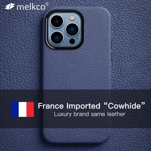 Melkco Official Original France Premium Genuine Leather Phone Case for iPhone 12 Pro Max mini Luxury Brand Same Cow Business