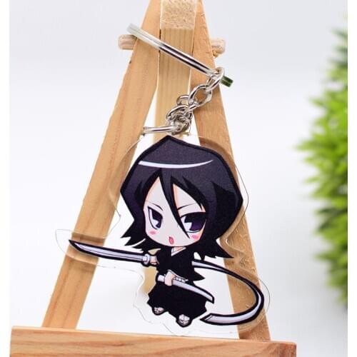Bleach Keychain Anime Acrylic Cartoon Keyring WL0516