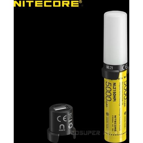 NITECORE Intelligent 21700 Battery System - MPB21 Kit with NL2150HPi & ML21 Light & Magnetic Power Bank