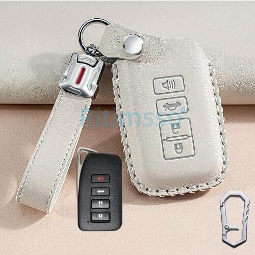 Leather Car Styling Key Cover Case for Lexus NX GS RX IS ES GX LX RC 200 250 350 LS 450H 300H Keychain Keyring Auto Key Cove