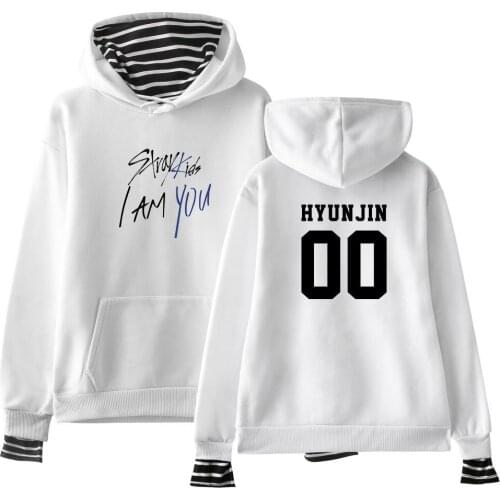 Trendy Classic Hoodie Cool Long Sleeve Spring Autumn Sweatshirts Hoodie Men/women Clothes I Am You Fans Trendy Funny Stray Kids
