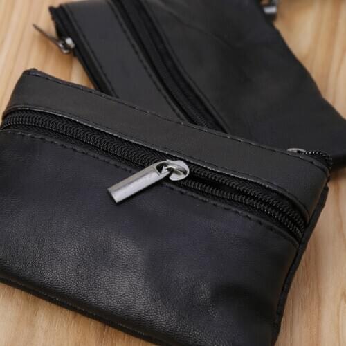 Soft Men Women Card Coin Key Holder Zip Leather Wallet Pouch Bag Purse Gift New Q1FA