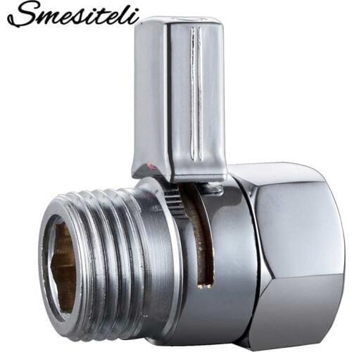 New Design Chrome Brass Shower Flow Control Switch Water Pressure Reducing or Hand Shower Head Diverter Shut Off Valve
