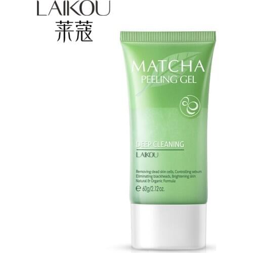 Matcha Exfoliating Peeling Gel Facial Scrub Moisturizing Whitening Nourishing Repair Scrubs Face Cream Skin Care