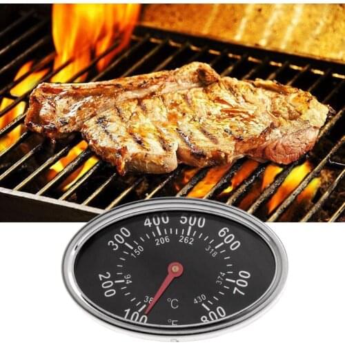 800℉ Oval BBQ Pit Smoker Grill Thermometer Dial Temperature Gauge Replacement