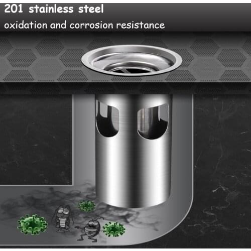 Shower Trap Siphon For Sink Large Displacement Water Drain Filter Anti Odor Pest Prevent For Bathroom For Kitchen Accessories