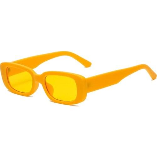 Fashion Retro Small Frame Square Sunglasses Women Men Luxury Brand Designer Travel Colorful Rectangle Sun Glasses Shades UV400