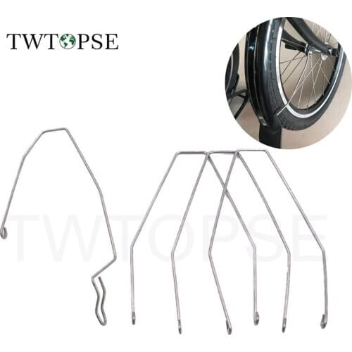 TWTOPSE Titanium Bicycle Bike Mudguard Mud Guard R L Fender Holder Bracket For Brompton Folding Bike Fender Rack Original Size