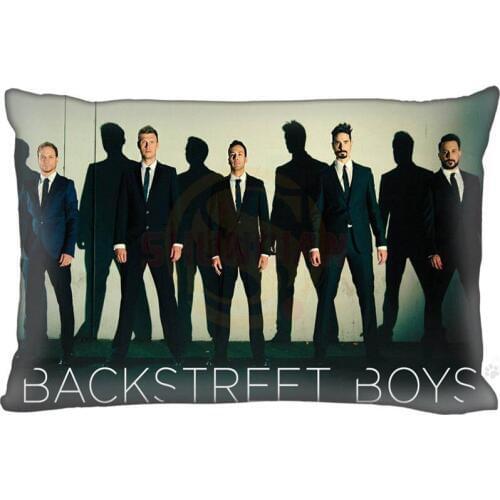 UKPI-F48 Top Selling Backstreet Boys Custom Zippered Rectangle Pillowcases Pillow Cover Cases Size 40x60cm (Two sides)
