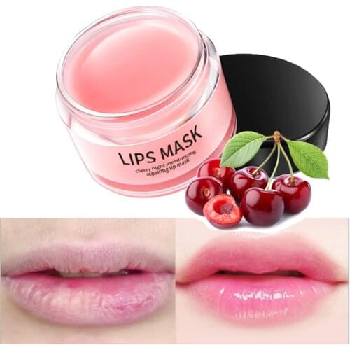 Lip Plumper Hydrating Moisturizing Lip Sleeping Mask Nourish Gel Cream Plumper Enhancer Anti Aging Wrinkle Lip Care Skin Care