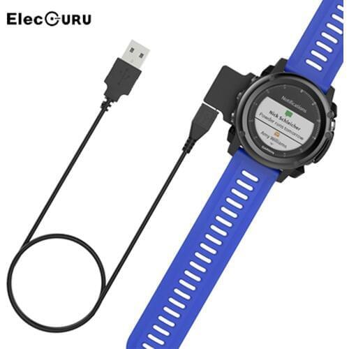 Smartwatch Charger for Garmin Fenix 3/Fenix 3 HR/Quatix 3 Watch USB Data Sync Charging Cable Smart Accessories Charger 5V Black