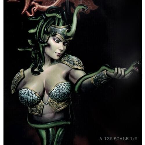 1/6 Resin Bust Kits Snake Girl model self-assembled A-136