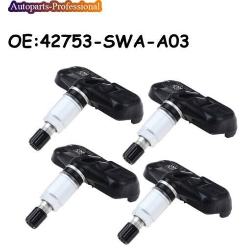 4 PCS For 07-12 Honda CR-V Accord TPMS Tire Pressure Monitoring Sensor 315Mhz 42753-SWA-A03 42753SWAA03 PMV-108M car accessories