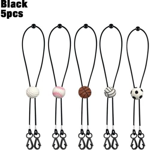 5pcs Cute Mask Extension Rope With Blukle Adjustable Mask Lanyard Hanging Rope Handy&Convenient Rest Holder Neck Strap String