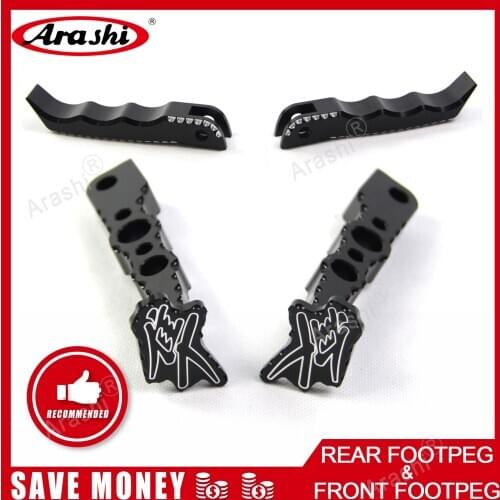 Arashi Ship from US HAYABUSA footrest Front Rear Foot Pegs Pedal For SUZUKI GSXR1300 GSX-R GSXR 1300 GSX1300R 2008 - 2020 2015