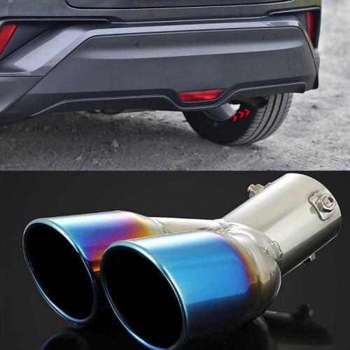 Car Styling 1PCS Stainless Steel Rear Tail Exhaust Tip End Pipe For Toyota C-HR CHR 2016 2017 2018