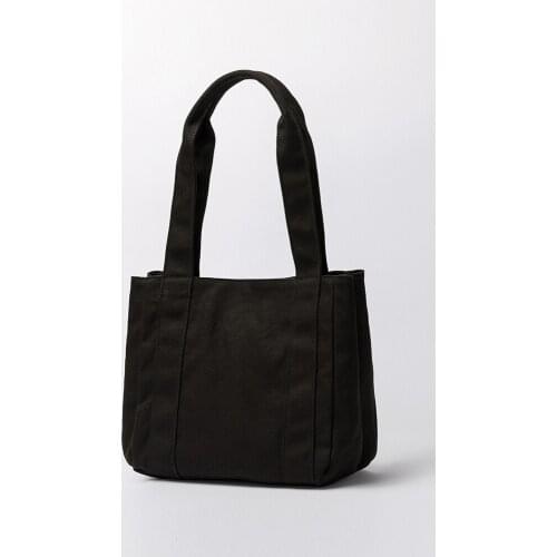 Canvas big bag women 2019 new fashion women bag simple commute portable large capacity tote bag