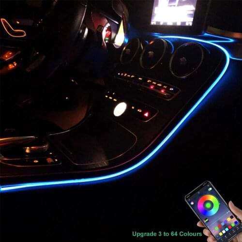 For Mercedes C MB W205 GLC 2015~2020 Interior Decorative Atmosphere Ambient Light